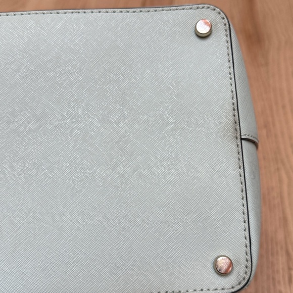 Kate Spade Leather Tote Bag Light Mint - Picture 13 of 14
